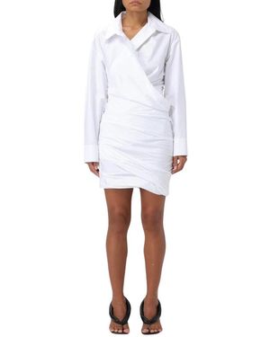 Alexander Wang Weiße Baumwoll Mini Kleid