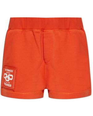 DSquared² Short Shorts - Naranja