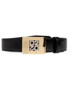 DSquared² Accessoires ,Zwart ,Leer Leren Riem