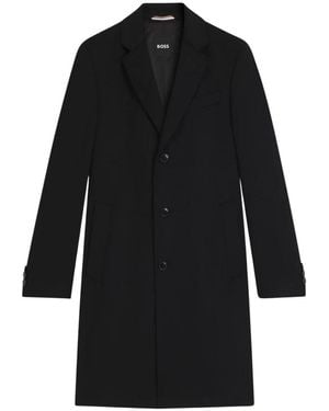 HUGO Single-Breasted Coats - Negro