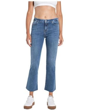 Replay Cropped Jeans - Blu