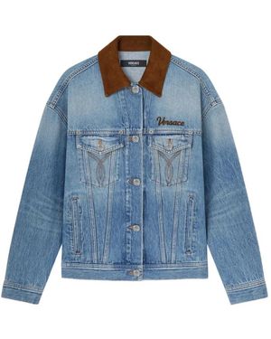 Versace Trucker Jacket - Blauw