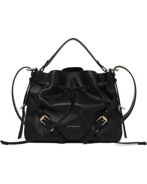 Givenchy Voyou Leder Beuteltasche - Schwarz