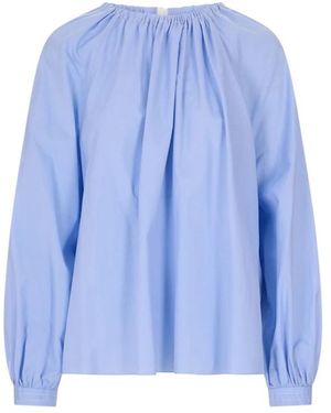 Marni Overhemden ,Blauw ,Katoen Poplin Blouse
