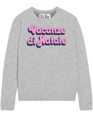 MC2 Saint Barth Round-Neck Knitwear - Grey