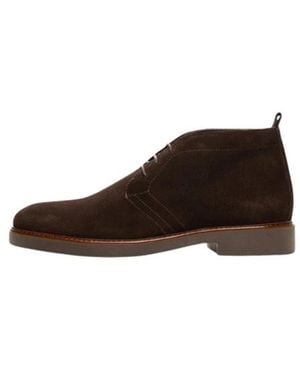 Poche Paris Schnürstiefel - Braun