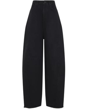 Balenciaga High Waist Barrel Twisted Jeans - Zwart