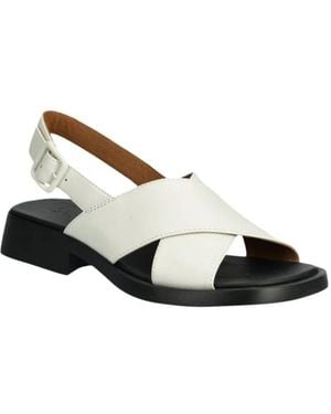 Camper Flat Sandals - Negro