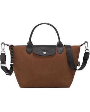 Longchamp Schokoladenbraune Umhängetasche