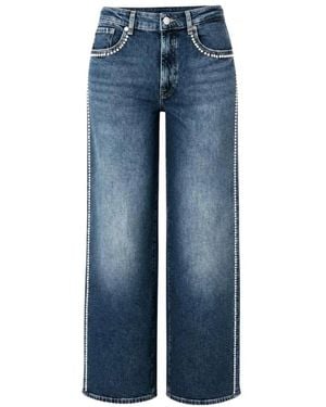 7 For All Mankind Jeans Met Studs - Blauw