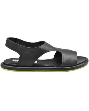 Ernesto Dolani Flat Sandals - Noir
