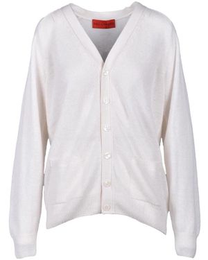 Wild Cashmere Truien & Vesten ,Wit ,Cashmere Cardigan