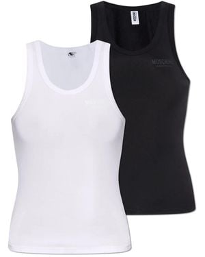 Moschino Sleeveless Tops - Blu