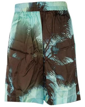 Laneus Stilvolle Schuhe Und Shorts Kollektion - Grün