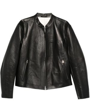 Tom Ford Leather Jackets - Black