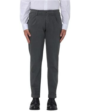 Fay Slim-Fit Trousers - Grey
