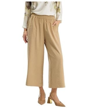 iN FRONT Wide Trousers - Neutro