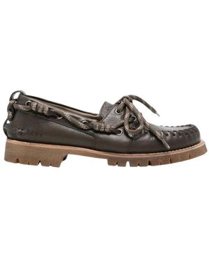 Golden Goose Boat Shoes - Brown