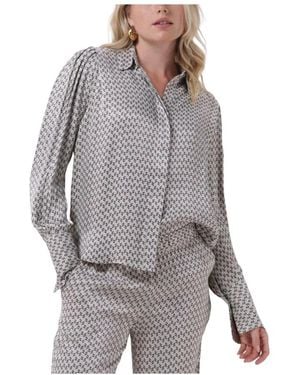 Levete Room Overhemden ,Grijs ,Katoen Vida 3 Blouse