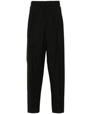 KENZO Straight Trousers - Black