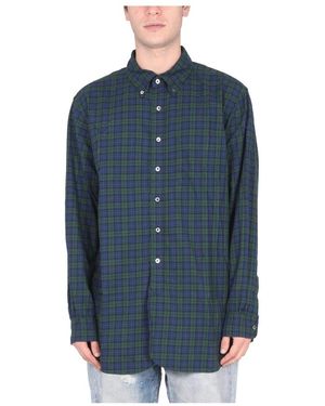 Engineered Garments Overhemden ,Veelkleurig ,Katoen 19Th Century Bd Shirt - Blauw