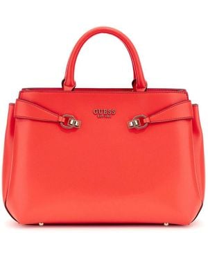 Guess Stilvolle Lorelei Girlfriend Umhängetasche - Rot