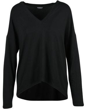 Dondup V-Hals Gebreid - Zwart