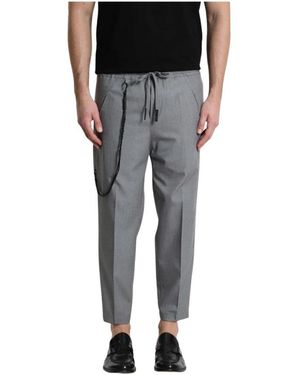 Xagon Man Cropped Trousers - Noir