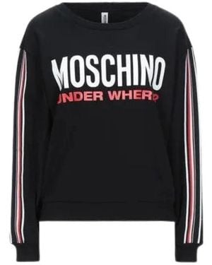 Moschino Hoodies & Sweatvesten ,Zwart ,Katoen A1712 Sweatshirt