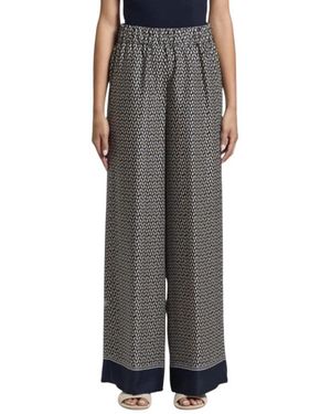 Peserico Viscose Twill Broek - Zwart