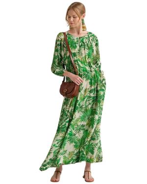 Maliparmi Botanical Jungle Dress - Groen