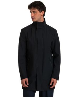Strellson Eleganter Mantel Mit Elasthanfutter - Schwarz