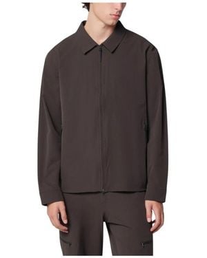 Hiking Patrol Jassen ,Bruin ,Nylon Edge Softshell Shirt - Grijs