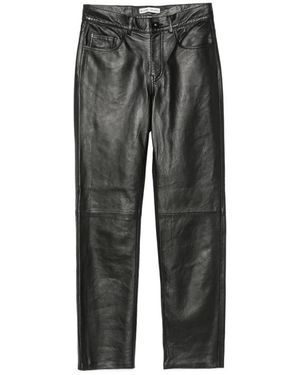 Blazé Milano Leather Trousers - Gris