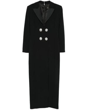 SIMONA CORSELLINI Double-Breasted Coats - Black