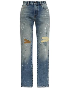 PDF Straight Jeans - Bleu