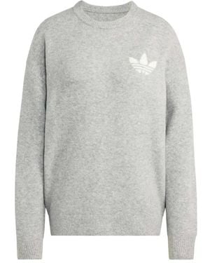 adidas Long Sleeve Training Tops - Gris
