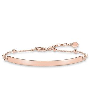 Thomas Sabo Braccialetto sparkling love bridge - Bianco