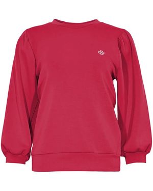 Maicazz Hoodies & Sweatvesten ,Roze ,Madrid Sweatshirt