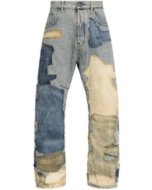 DSquared² Jeans ,Blauw ,Katoen Kawaii Jeans Met Vintage Effect