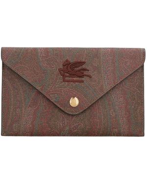 Etro Clutches - Marron
