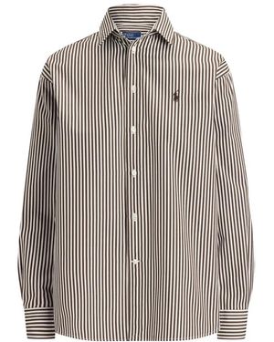 Ralph Lauren Overhemden ,Bruin ,Katoen Ithaca Archive Shirt - Grijs