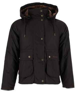 Barbour Georgette Wax Jacket - Zwart