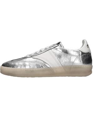 Mjus Schoenen ,Grijs ,Leer Gloria Sneakers - Wit
