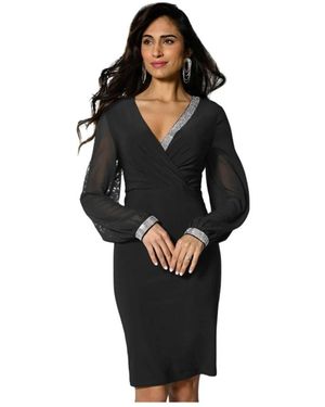 FRANK LYMAN Short Dresses - Black