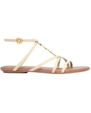 Jacquemus Flat Sandals - Natural
