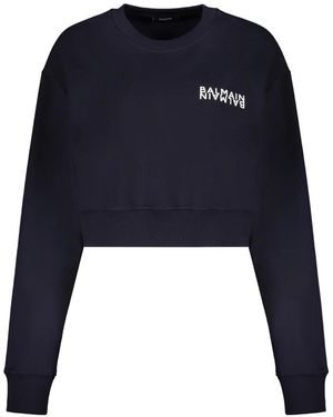 Balmain Sweatshirts - Blue