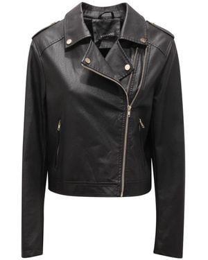 Mangano Leather Jackets - Black