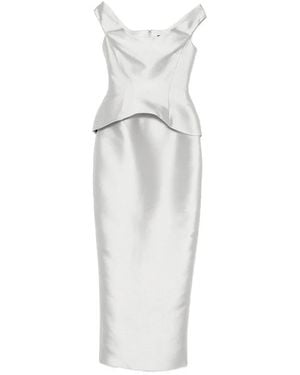 Solace London Pieta Maxikleid - Weiß