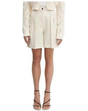 SIMONA CORSELLINI Casual Shorts - Bianco